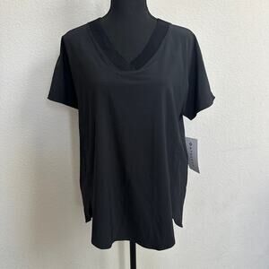 Athleta Black Short Sleeve Tee